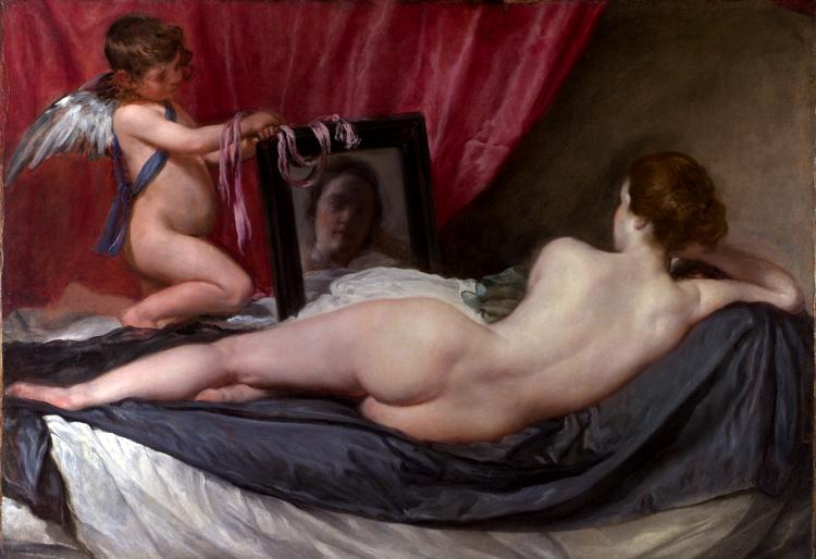 Diego Velazquez venus at her Mirror (df01) oil painting image